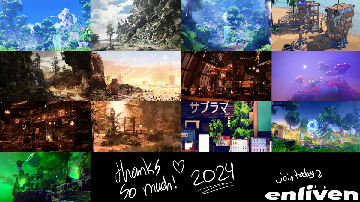 Recap of builds i've made this previous 2024 year!!!! thanks so muchh!

#Roblox #RobloxDev