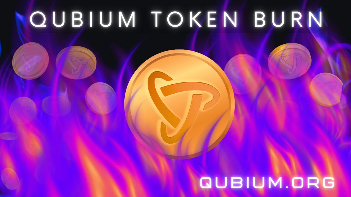 🔥 Exciting Qubium Announcement! 

We’re proud to announce that the burn of 50 BILLION Qubium tokens has been successfully completed! 🎉 

This milestone ensures that we maintain a total supply of 500 billion Qubium tokens across all blockchains, aligning with our commitment to
