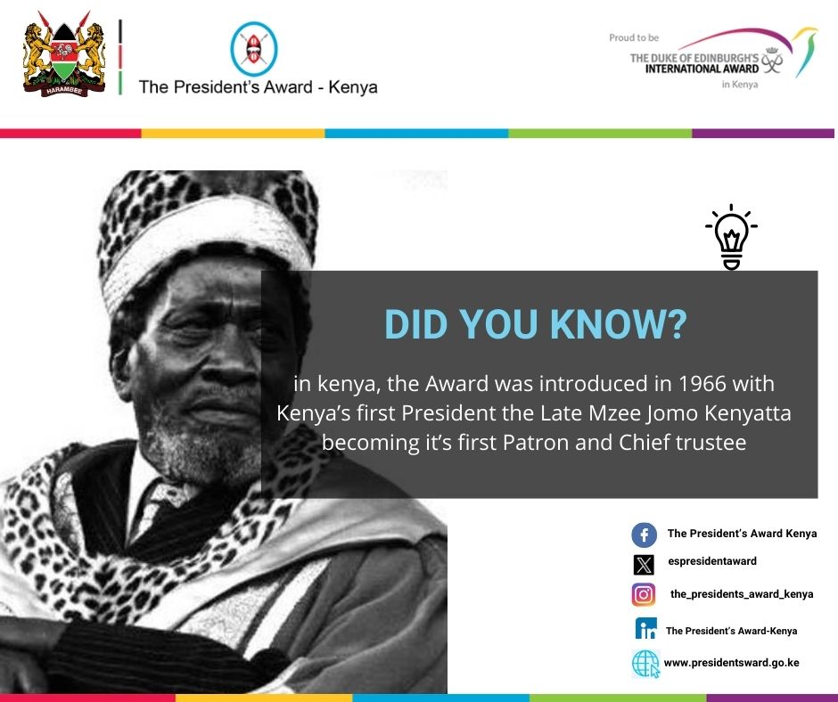 presidentsaward's tweet photo. This historical connection with one of Kenya's visionary leaders reflects the enduring legacy and significance of the Award in empowering youth and fostering positive change.
@MargaretKiogora @IsmailMaalim19 @Waziri_Mvurya @SDY_Ke @moyasa_ke 
#WORLDREADY
#PresidentsAwardKenya https://t.co/RhTkvXFMCb