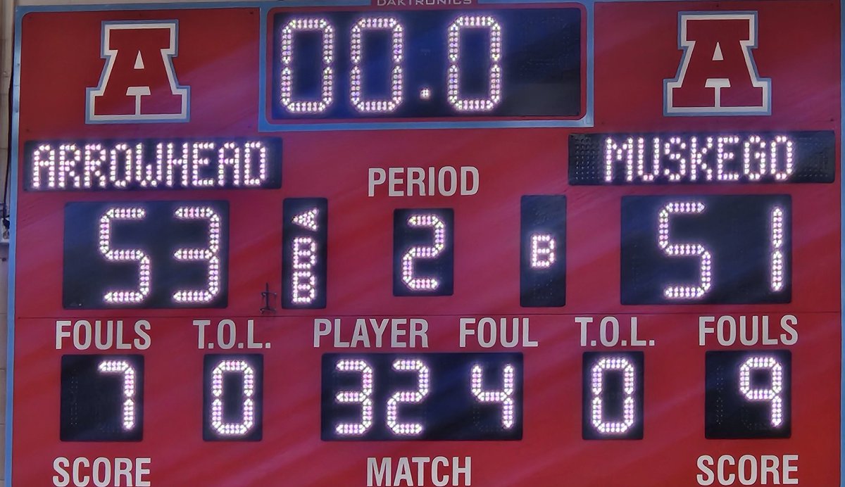 AHS_teach's tweet image. #2 ranked @arrowheadgirlBB overcomes a 9 point halftime deficit to defeat #7 Muskego 53-51. Natalie Kussow had 13, Karina Klemz had 12, Pressly Samz had 11, Sydney Zehner with 8. The Warhawks improve to 14-2 (7-2 in Classic 8). The Warriors fall to 14-3 (8-1 in Classic 8).