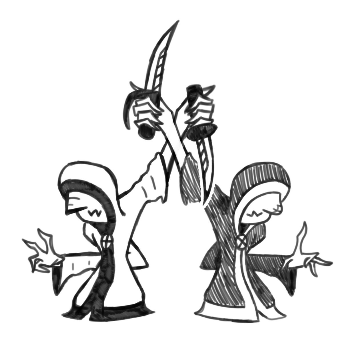 JaqlynDandy's tweet photo. Justa Couple of Cultists #GlumRepresentation https://t.co/9eke8Q3bTJ