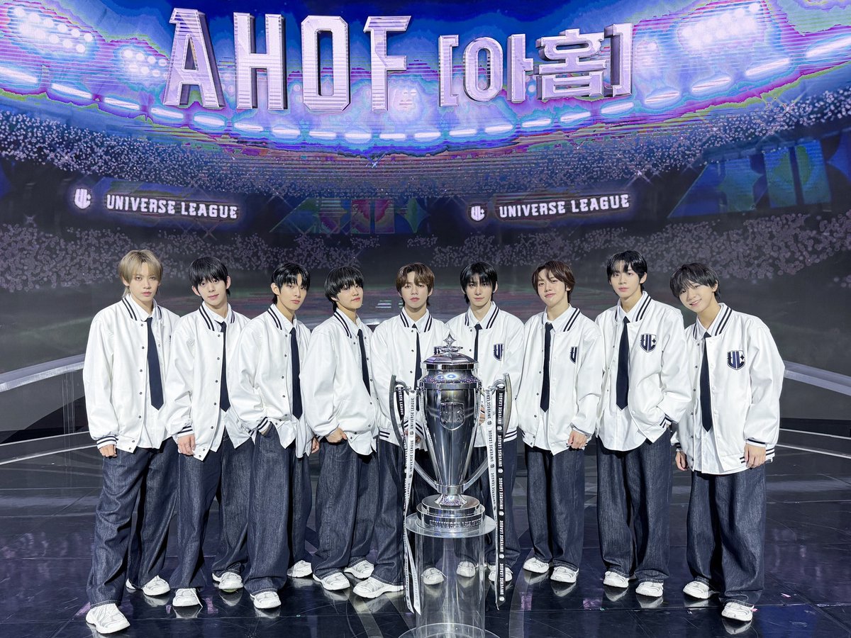 AHOF_TH's tweet image. [📸] ภาพกลุ่มอย่างเป็นทางการของ AHOF 

#아홉 #AHOF #유니버스리그 #UNIVERSELEAGUE