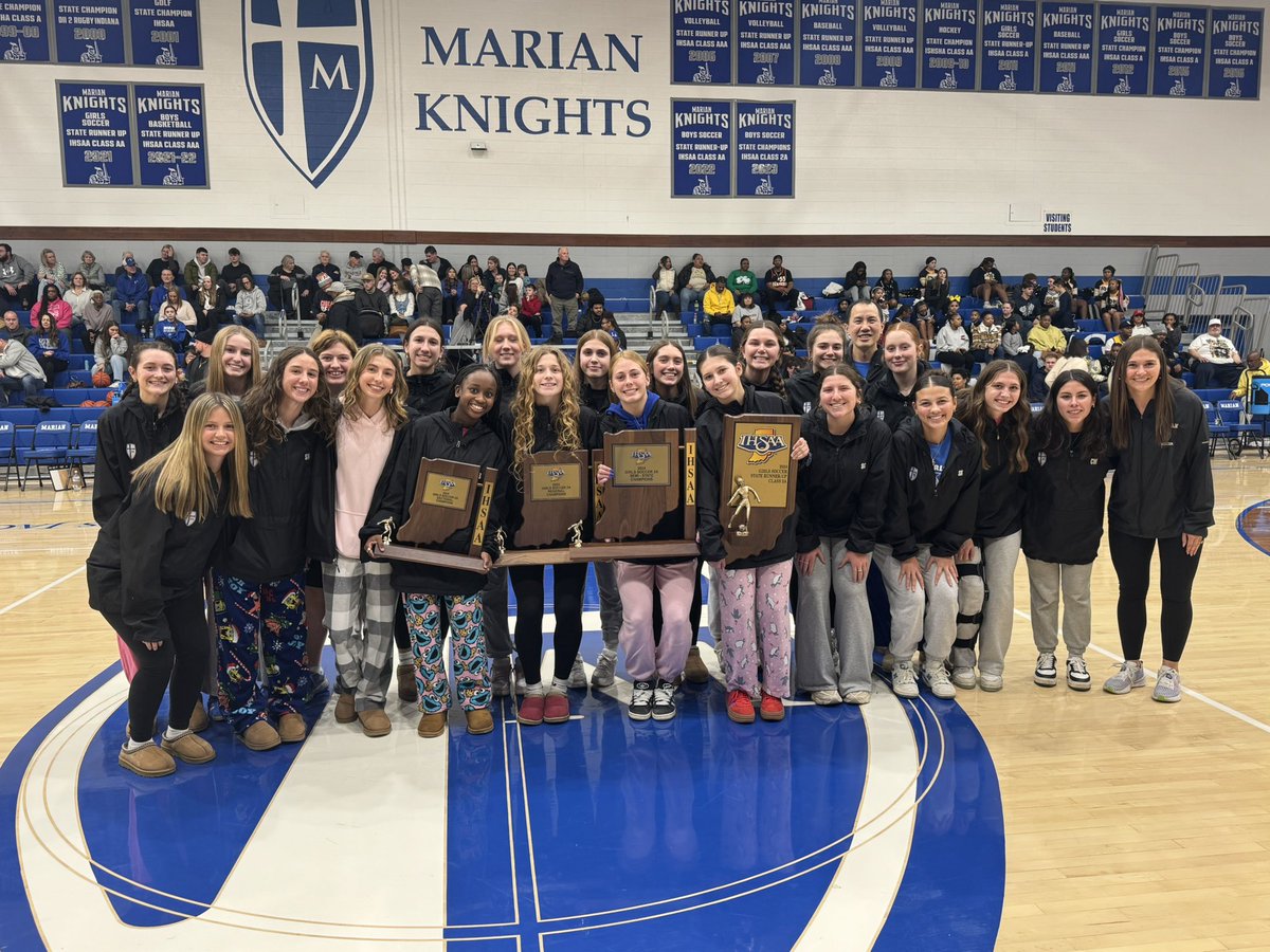 Mishawaka Marian (@marianhssports) on Twitter photo At halftime tonight, we honored the 2A State Runner Up Lady Knights! Congratulations once again on a fantastic season! <a href="/MLadyKnights/">Marian Lady Knights Soccer</a> #GoKnights At halftime tonight, we honored the 2A State Runner Up Lady Knights! Congratulations once again on a fantastic season! <a href="/MLadyKnights/">Marian Lady Knights Soccer</a> #GoKnights