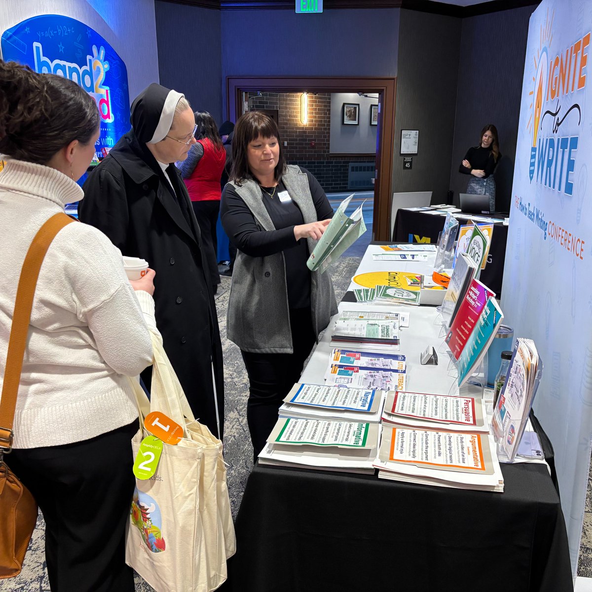 SmekensEd's tweet photo. We had a great week connecting with educators from the Indy, Lafayette, and Merrillville areas during Indiana’s Textbook Caravan. Brady Smekens and literacy consultants Didi Harris and Holly Sluyter gained valuable insights into how to best support teachers with resources and PD! https://t.co/U7Ty062HM8