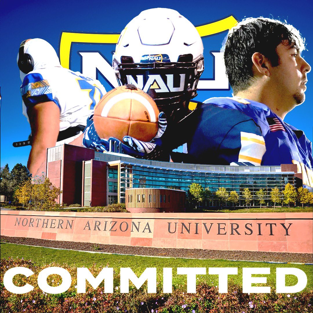 All Glory To God I’m greatful to say I am committed! Ready to Work  <a href="/CoachB_Larson/">Bryan Larson</a> <a href="/NAU_Football/">NAU Football</a> <a href="/BrandonHuffman/">Brandon Huffman</a> <a href="/elijah_folau/">Elijah Folau</a> <a href="/coachwalsh20/">Patrick Walsh</a> <a href="/coachmons/">Coachmons</a> <a href="/RonOrtiz77/">Ron Ortiz</a> <a href="/BeforeYouGoPro/">Before You Go Pro</a> <a href="/OLcoachvita/">Tevita Halaholo</a> <a href="/DariusBell_3/">Darius Fautua Bell</a> <a href="/CoachMattVinal/">Matty V</a>