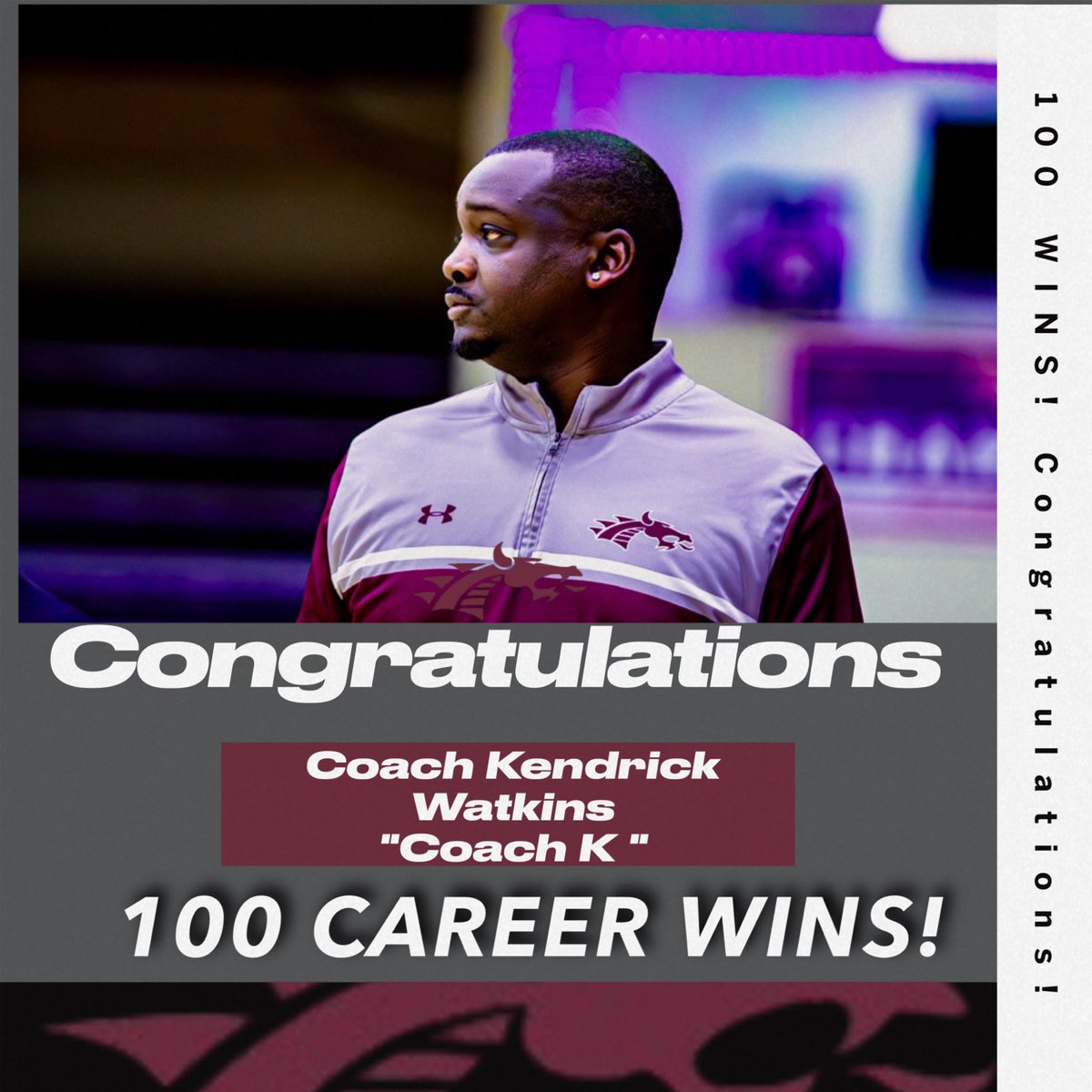 731sportsfan901's tweet photo. Congratulations to my hubby @731CoachK901 on achieving 100 career wins as a varsity head coach in only 3.5 years. So proud of you! @GoDragonsGo_ @GoLadyDragons https://t.co/uXeg4wc3Il