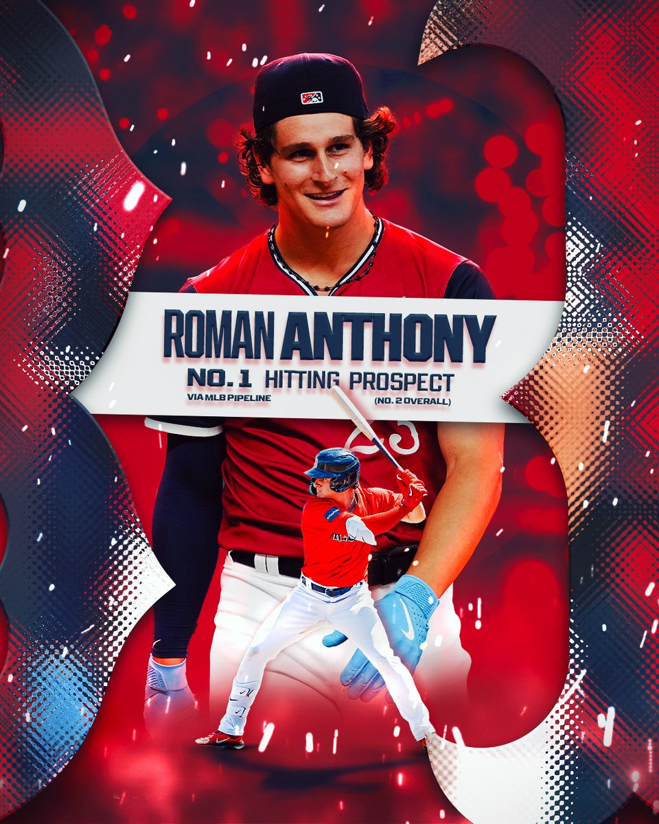 MLB's tweet photo. Who’s excited to see Roman Anthony hit at Fenway? ✋ https://t.co/ZvR4YOoS10