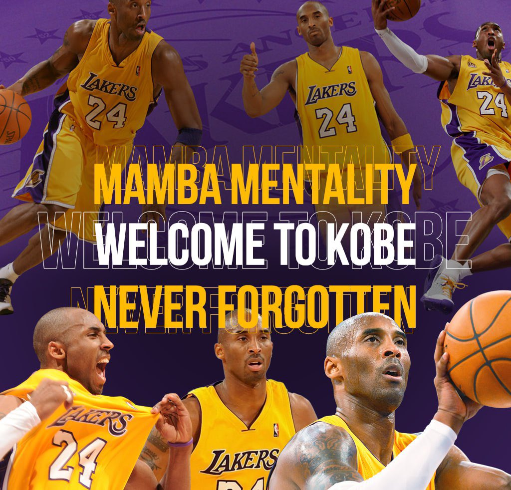 On the 26th (in 1 day)  is the anniversary of our beloved and never forgotten legend <a href="/kobebryant/">Kobe Bryant</a>! May he be in peace