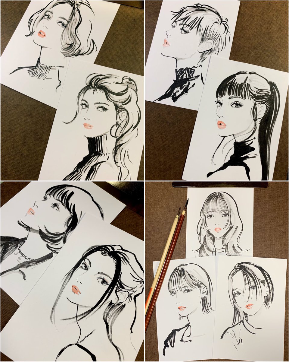 似顔絵イベントいよいよ明日だ〜
緊張するけど楽しみです✨

伊勢丹新宿店 本館3F マ・ランジェリーにてお待ちしております❤️‍🔥
額装作品の展示もありますので是非ご覧くださいませ😊

https://t.co/qnfrZPAn9n 