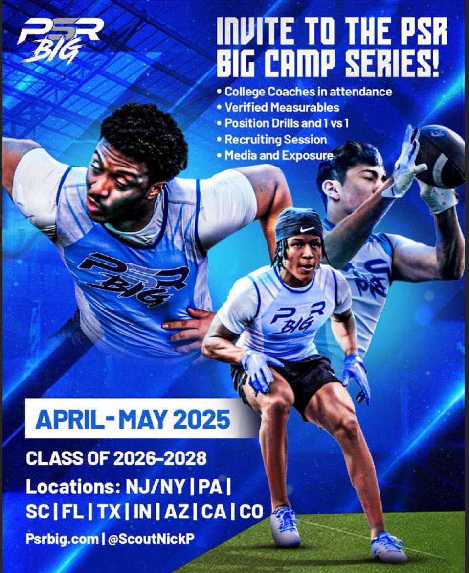 Thanks <a href="/ScoutNickP/">Coach Nick Pennisi</a> for the camp invite!! Pumped to be there!!!