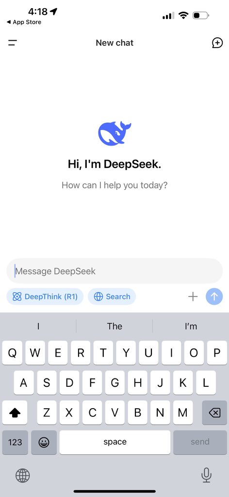 huaopportunity's tweet image. 🚨 Exciting news! DeepSeek for iOS just got an upgrade! Now you can do simultaneous searches with Deep Think, following its web release! 🤖📱 Get ready for a smarter and faster experience! #AI #DeepThink #iOSUpdate #TechNews