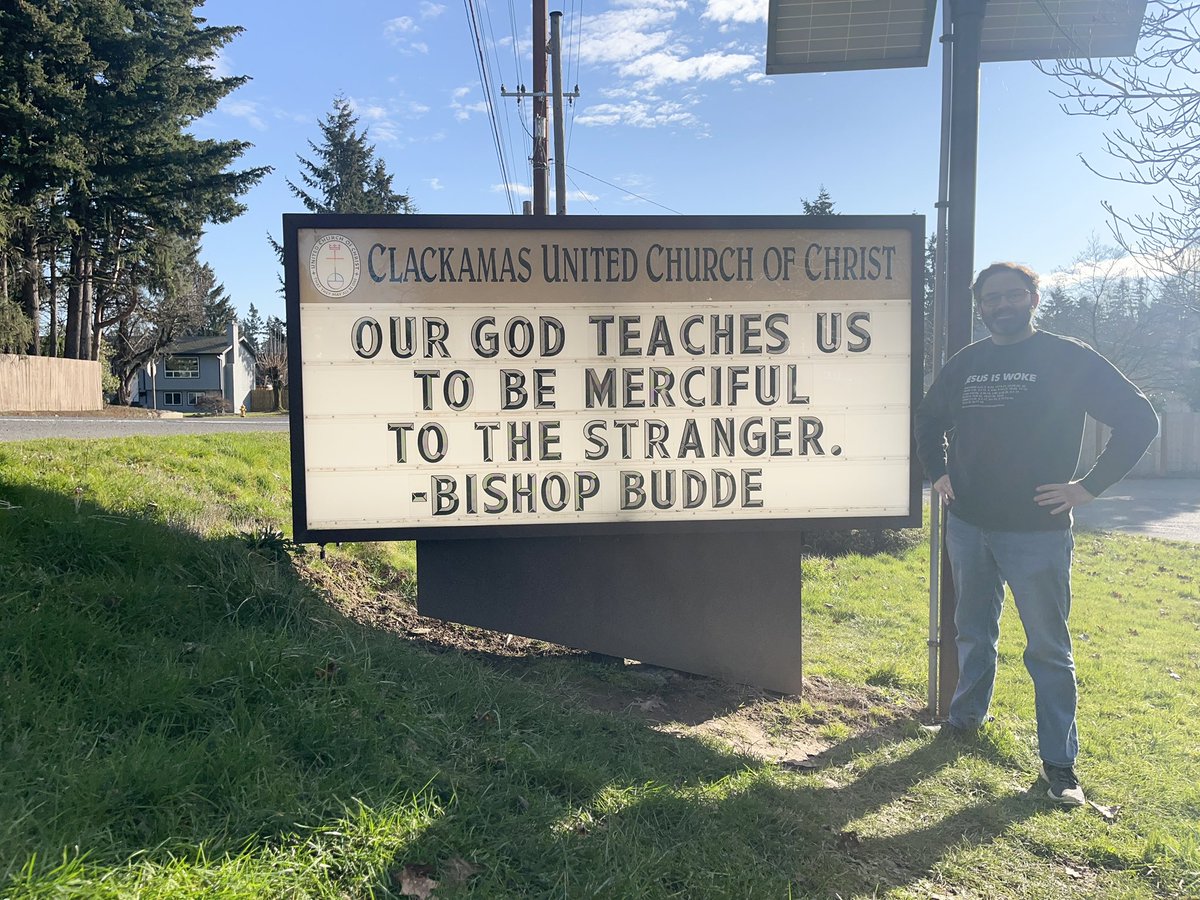 Our God teaches us
To be merciful
To the stranger.
-Bishop Budde