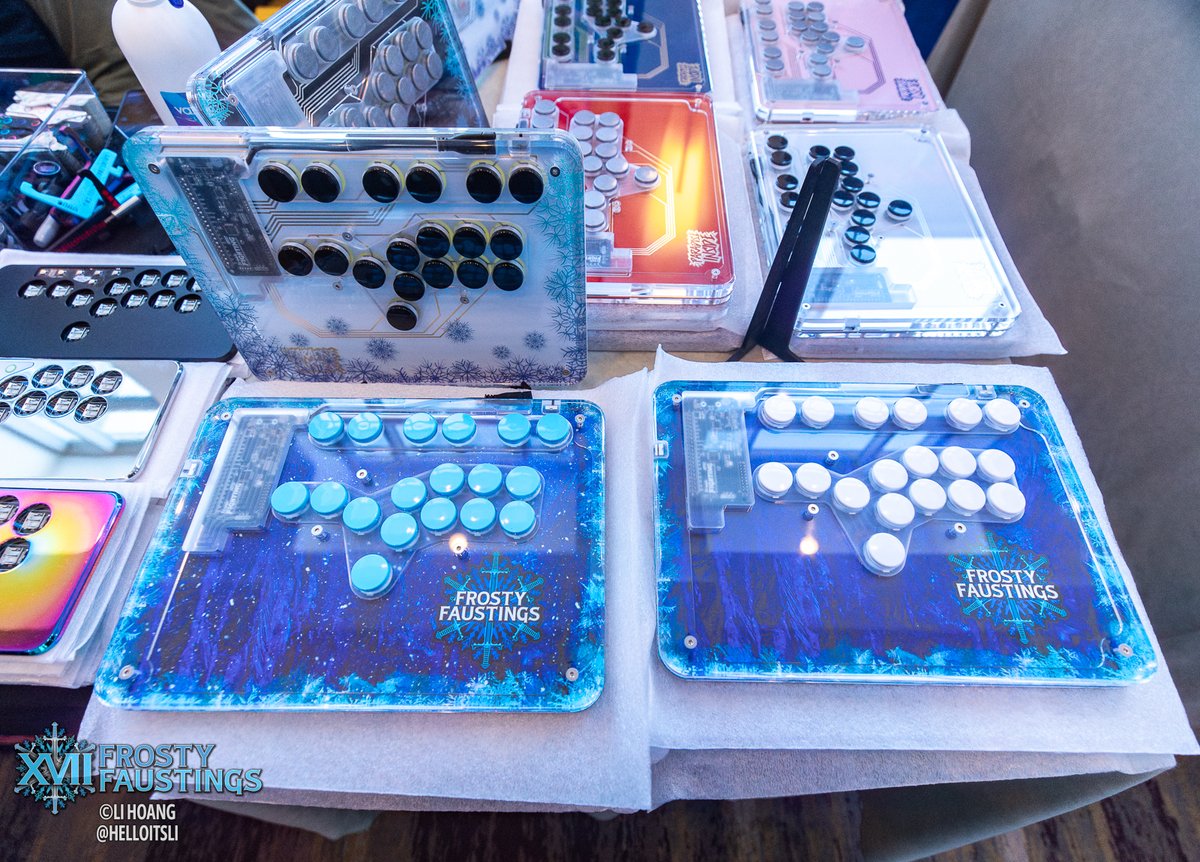 Frosty Faustings (@frostyfaustings) on Twitter photo Did one of your wires from your stick come loose this weekend at #FFXVI2025? NEVER FEAR! <a href="/ArcadeParts/">Paradise Arcade Shop 🏝️</a> is here to save the weekend and get you back in bracket fast! Head over to their booth now to check out all their NEW buttons! Did one of your wires from your stick come loose this weekend at #FFXVI2025? NEVER FEAR! <a href="/ArcadeParts/">Paradise Arcade Shop 🏝️</a> is here to save the weekend and get you back in bracket fast! Head over to their booth now to check out all their NEW buttons!