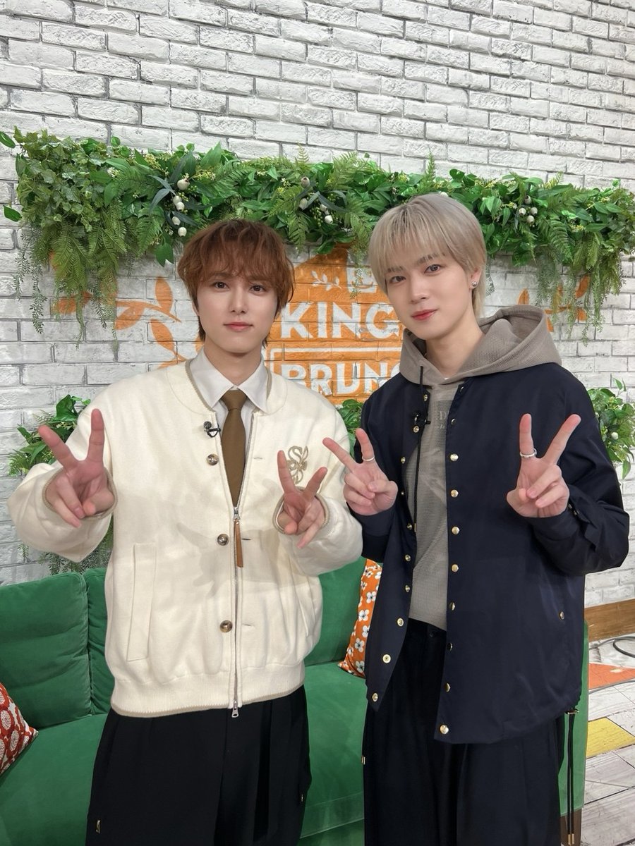 official__INI's tweet photo. TBS
#王様のブランチ に
尾崎匠海 佐野雄大が
生出演させていただきました！

ありがとうございました！

#INI #尾崎匠海 #佐野雄大 https://t.co/98RLqSo20G