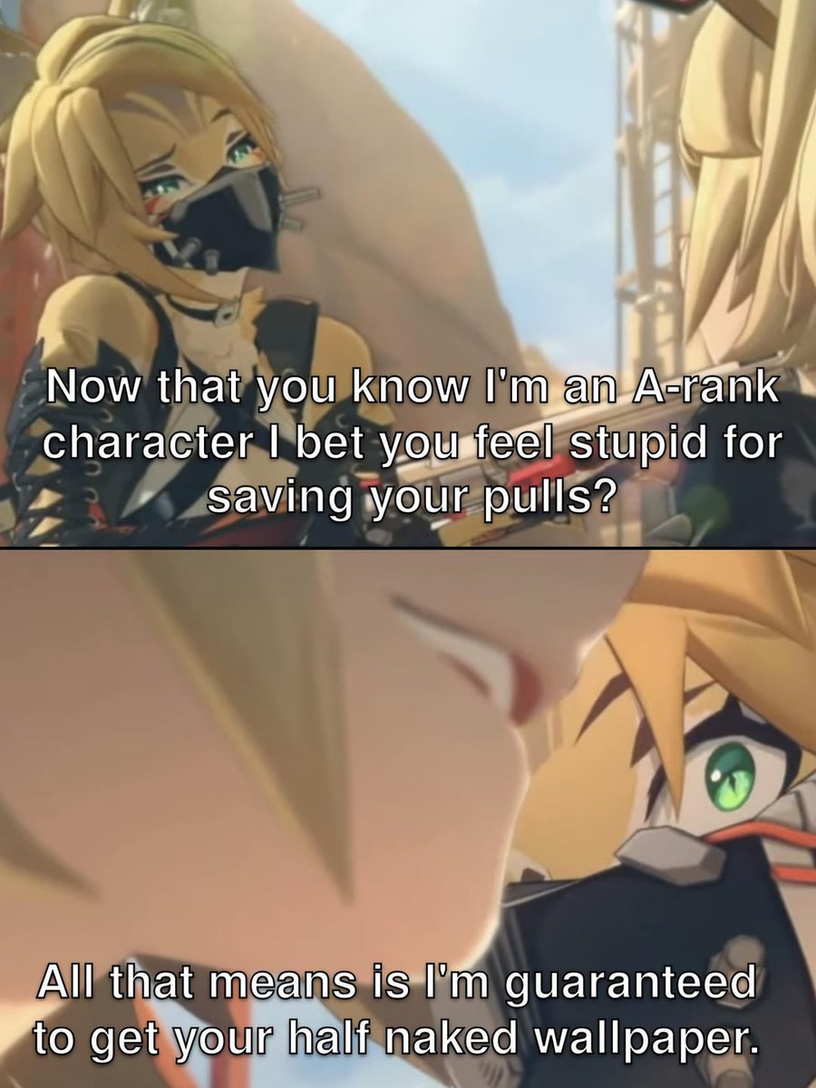 At first I was disappointed. Then I realized the truth. Thanks Hoyo.

#ZenlessZoneZero