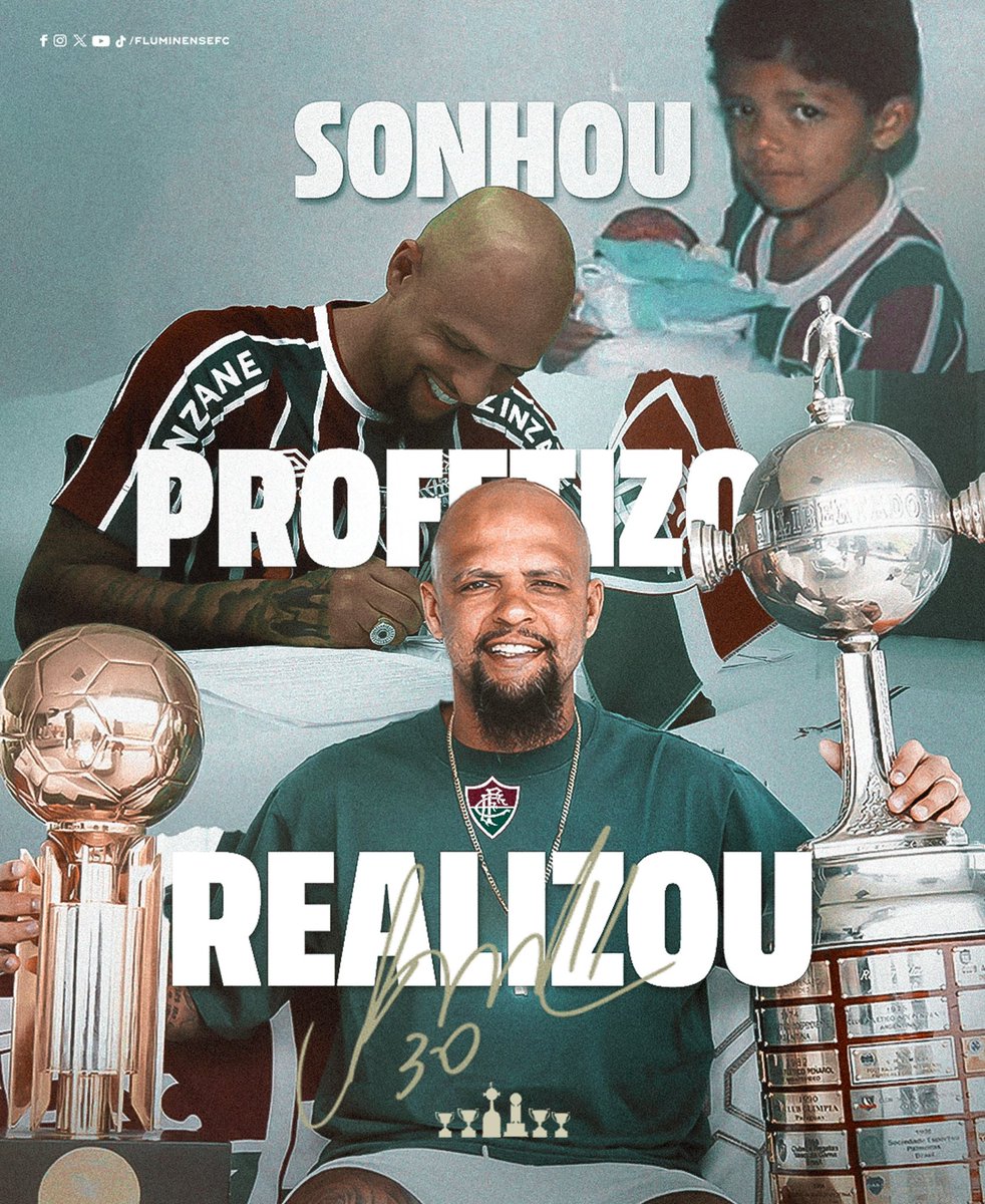 Até depois do fim, <a href="/_felipemelo_/">Felipe Melo</a>! Sempre juntos! ❤️💚