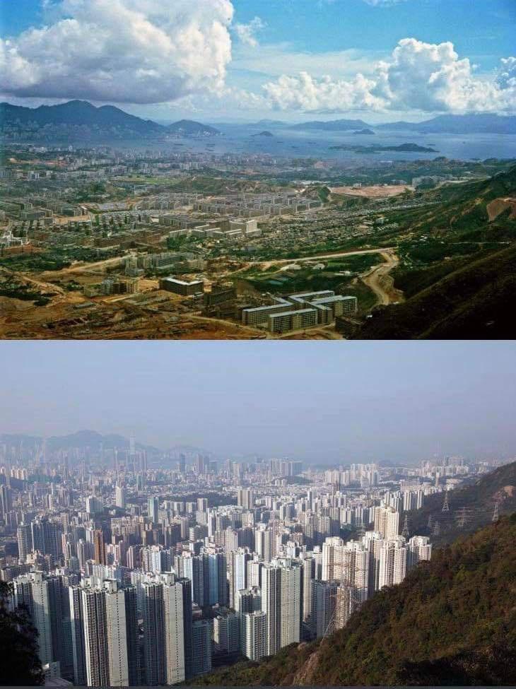 varshaparmar06's tweet photo. 10. Hong Kong in 1964 and today https://t.co/rsbzjb65Jk