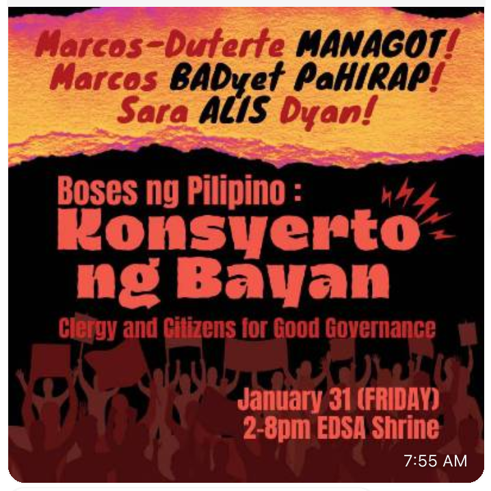 From a group of exes (generals, officers, warriors), clergy, true anti-corruption crusaders.