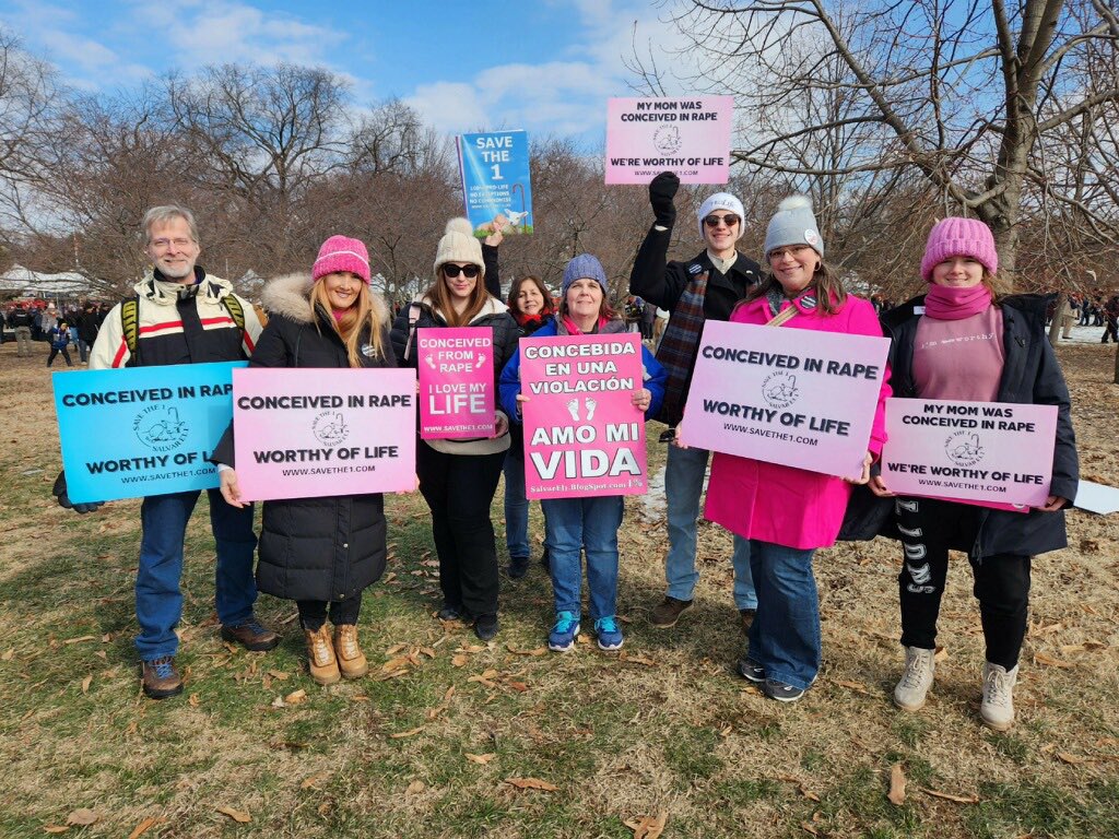SaveThe1Child's tweet photo. March for Life 2025!!!
@RebeccaKiesslin @bradjesi @SabeS00 @AshleyLawton3 @NewmanPatt99151
#prolife #Savethe1 https://t.co/nAPOhpa3b1