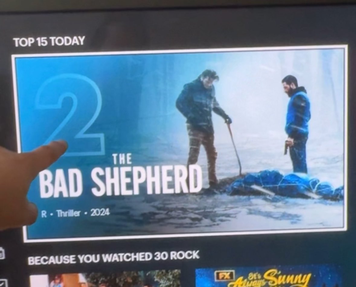 Produced (and did a bit of acting) in this little film “The Bad Shepherd” and we hit no 2 on <a href="/hulu/">Hulu</a> !! (And we’re no 1 on trending!) Filmmakers, trust me when I say get your friends together and make something #filmmaking #independentfilm