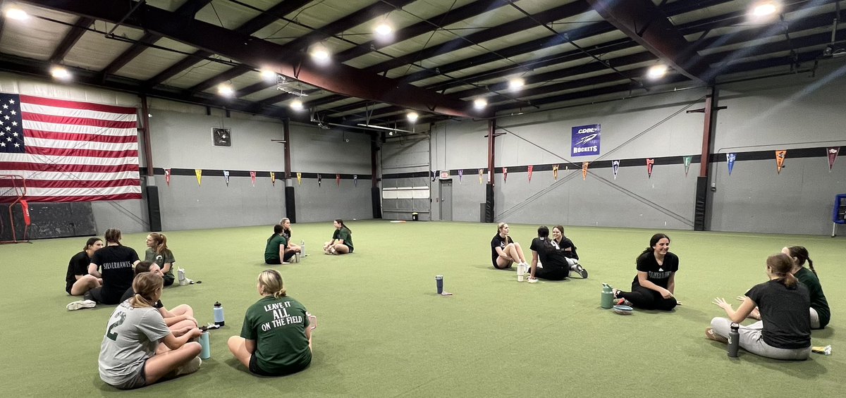 Friday night four hour practice + team building! Long day of school, workouts and softball - college prep baby!