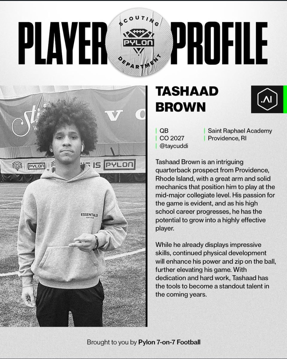 Shout out to <a href="/TashaadB/">Tashaad Brown 2027 QB</a> great performance Monday. Keep an eye out for this hidden gem is the Ocean State!!!

@RivalsFriedman <a href="/chris_hummer/">Chris Hummer</a> 
@On3Recruits