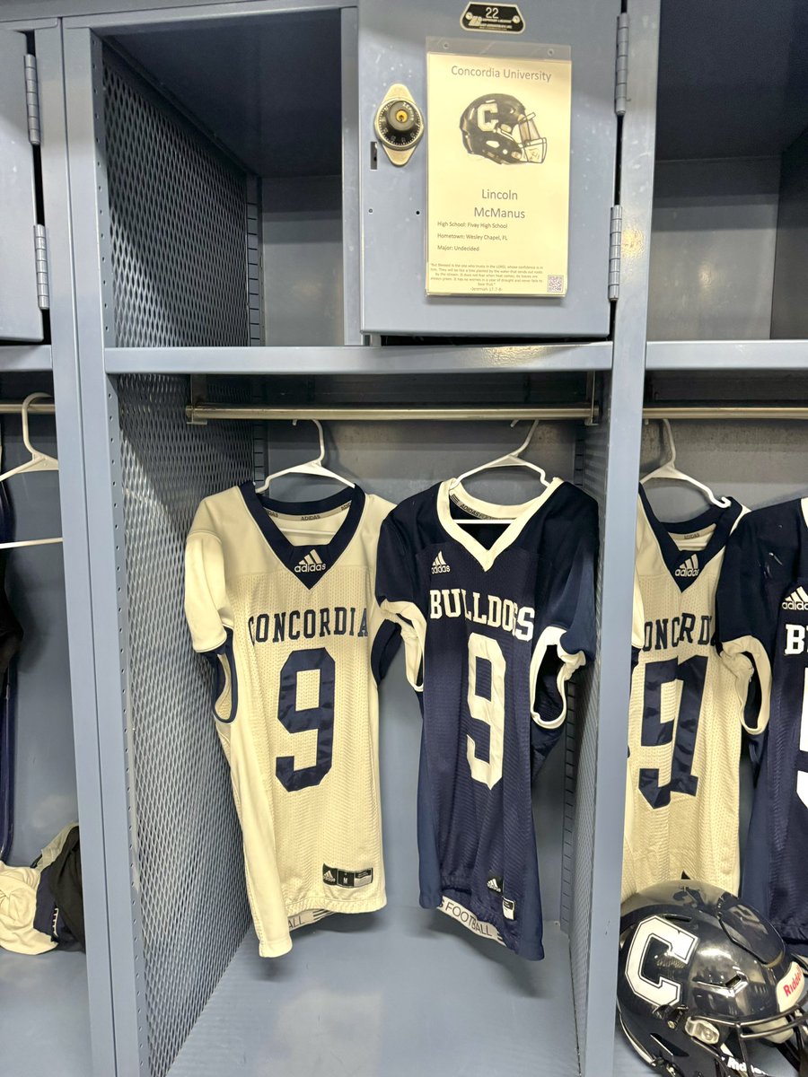 Great Visit today at Concordia University. <a href="/CJBennett_08/">The Stable</a> <a href="/QBcoach1/">Chip Bennett</a> <a href="/Coach_Hendrix1/">Hendrix</a> <a href="/Johnkelllyy/">Coach Kelly</a> <a href="/FivayFalconsFB/">Fivay Falcons Football</a> <a href="/PatrickDaberkow/">Patrick Daberkow</a> <a href="/PascoCountyFB/">PascoCountyFB</a>