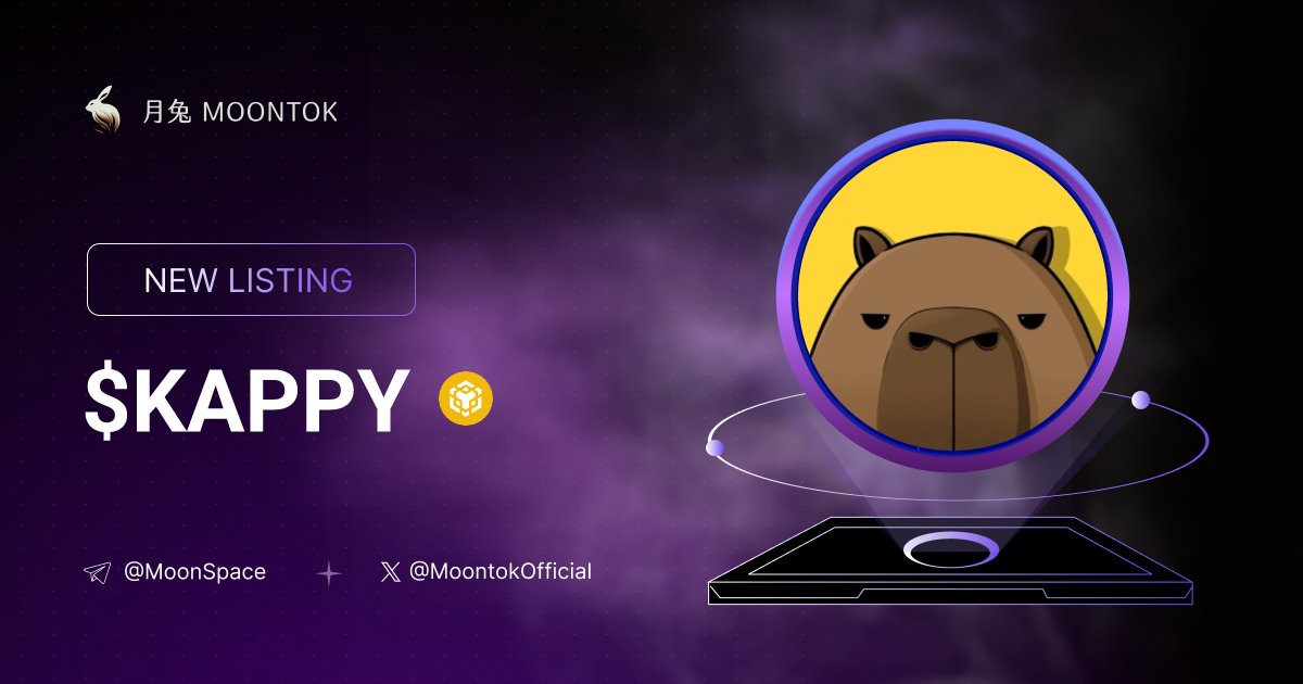 MoontokListing's tweet photo. ⚡ 月兔雷霆 - Moontok Xpress

KAPPY ( $KAPPY )
https://t.co/S1qEjdl3zq

0xDCB5e00e474019fA46050A6c0ec839a69Ec5414c

LIQ: $9,905 | MC: $34,794

#altcoin #memecoins @kappybnb @moontokofficial https://t.co/oVvyW3DnHY