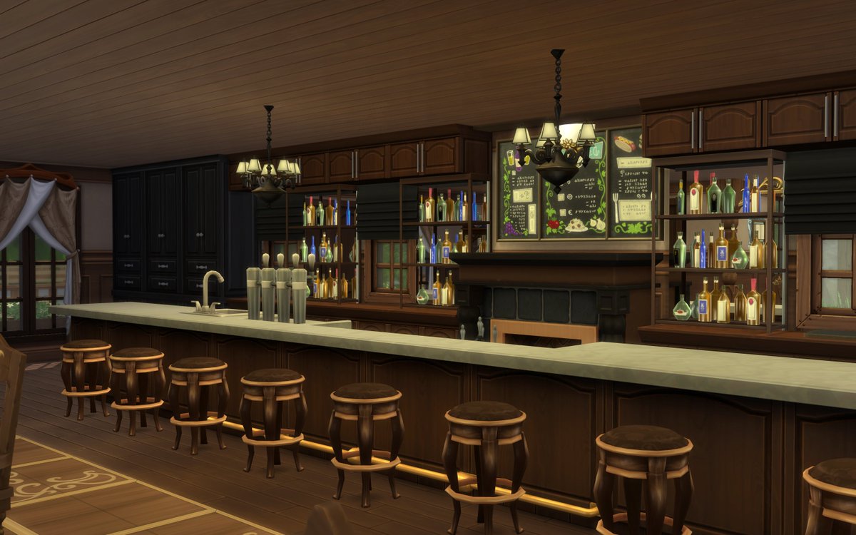 landosjolly's tweet photo. 🍸Elixirs and Brews Refresh🍷

Next up as part of my complete refresh of Glimmerbrook (because the original lots suck) is the bar! Now more stylish and a bit whimsical, enjoy this still base game and Realm of Magic only lot.

✨✨

💵75k
🚽2
30x20
lot type: bar
Gallery ID: ninvdz https://t.co/CETnQPOva1