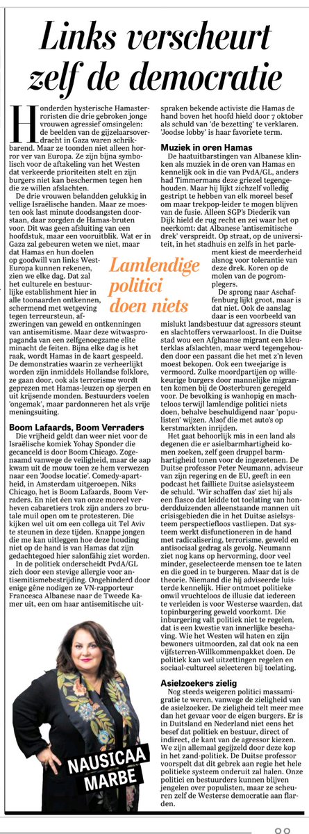 rkemp59's tweet photo. Geweldig wat een topstuk van @nausicaamarbe. Echt lezen!

Onze politici en bestuurders kunnen blijven jengelen over populisten, maar ze scheuren zelf de Westerse democratie aan flarden 🔥 https://t.co/hAploFObRU