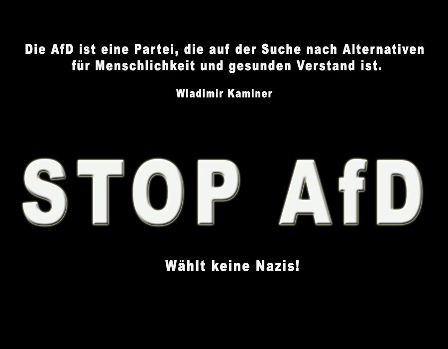 rosenrot_m's tweet photo. @lena4berger @HenryLindo123 Jetzt noch #WegmitderAfD! https://t.co/kySCrfx0if