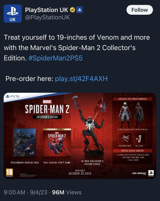 Ess - 1 pic. 19 INCHES OF VENOM https://t.co/dqvn7zi5ml