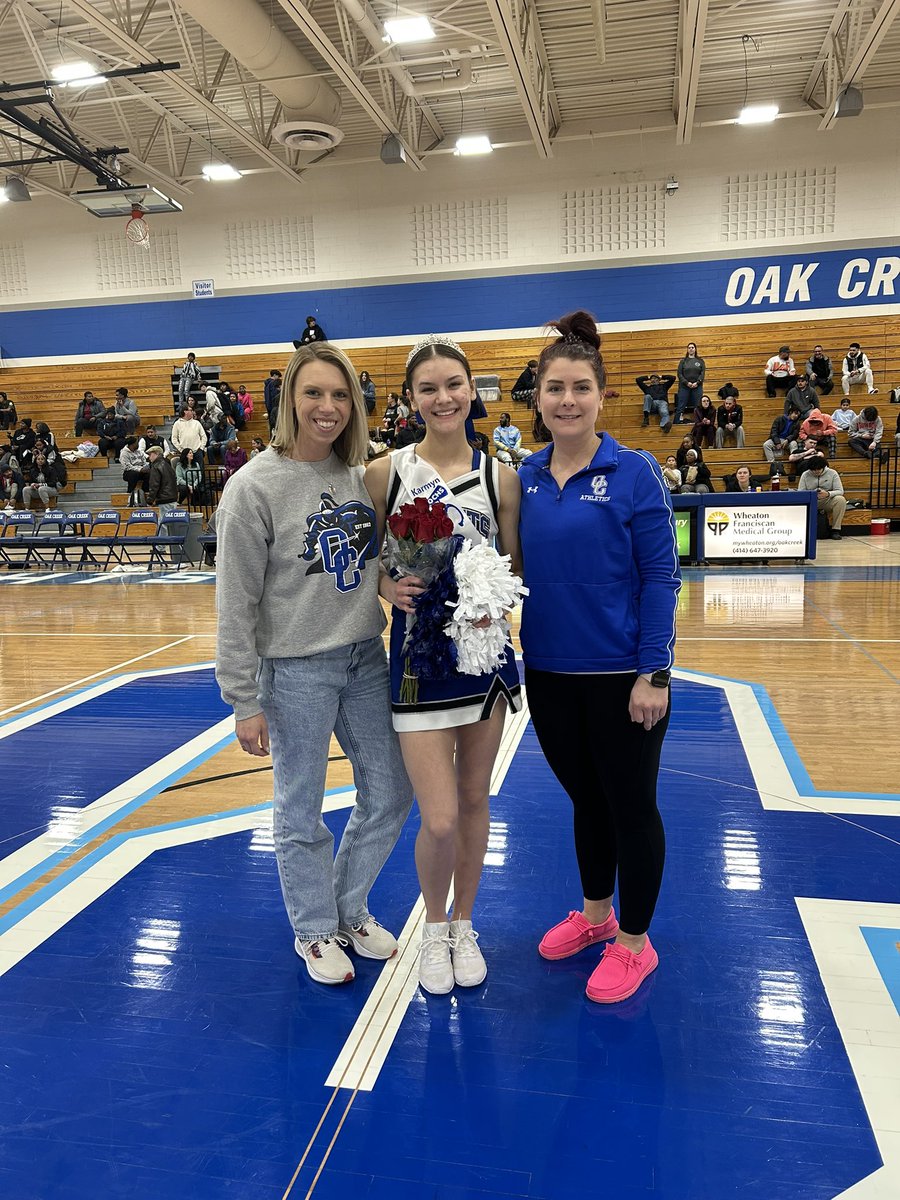 cheer_oc's tweet photo. Tonight we celebrated our one and only Senior, Karmyn! We will miss her SO much but know she will do great things in her future! 💙 #SeniorNight #WeNotMe #OCCForLife https://t.co/dv96iVFom5
