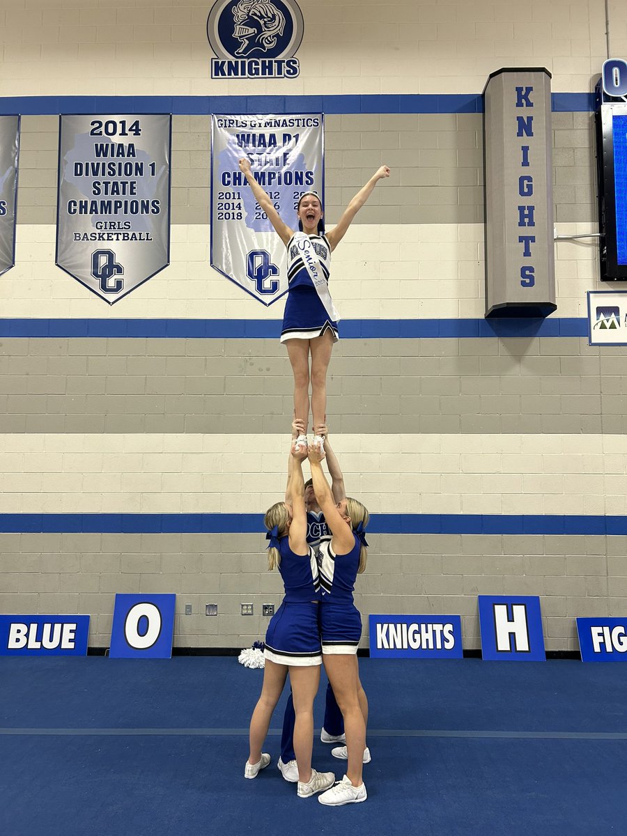 cheer_oc's tweet photo. Tonight we celebrated our one and only Senior, Karmyn! We will miss her SO much but know she will do great things in her future! 💙 #SeniorNight #WeNotMe #OCCForLife https://t.co/dv96iVFom5