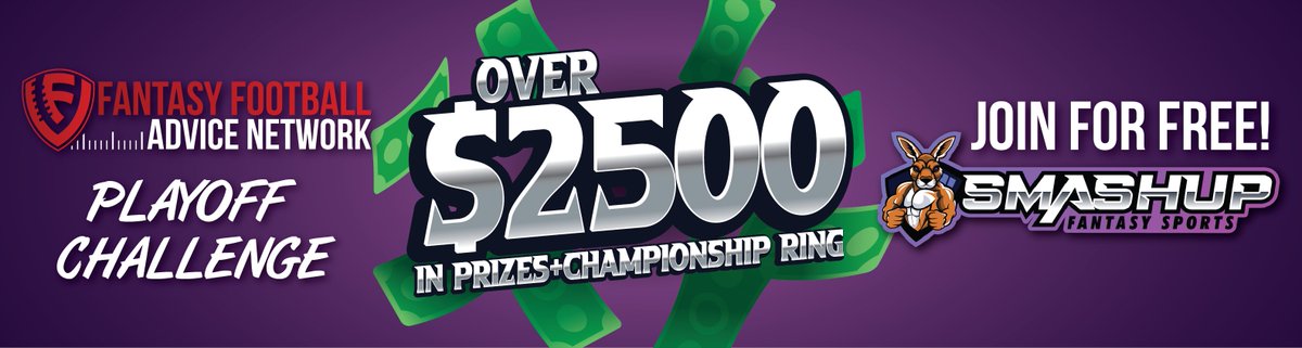 Tonight at 9:00 CST "From the Forum" Your Fantasy Football Q&amp;A show covering the Championship Round
💰$2500 DFS Challenge (we will be crafting line-ups)
  
⚡️With host <a href="/TylerBradleyCP/">Tyler Bradley</a> and guests <a href="/SPTSJUNKIE/">Chris H.</a> and <a href="/itshaibo/">Haibo Lu</a> of <a href="/SmashupSports/">SmashUp Fantasy Sports</a> and <a href="/JCMoneyDesign/">JC</a> of <a href="/TheSportsAffili/">The Sports Affiliation</a>