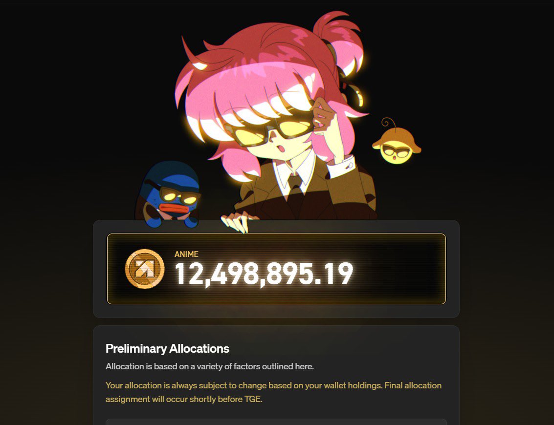 $SOL Addresses ONLY

Check your wallet in 10H 🏧 $ANIME