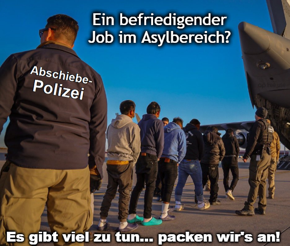 6o7Unimatrix01's tweet photo. #Abschiebe-#Polizei ... ein befriedigender Job im #Asyl-Bereich.
#Remigration #Islam #Kriminalität 
https://t.co/nCdEUHvCwl https://t.co/fCmDFeKNzB