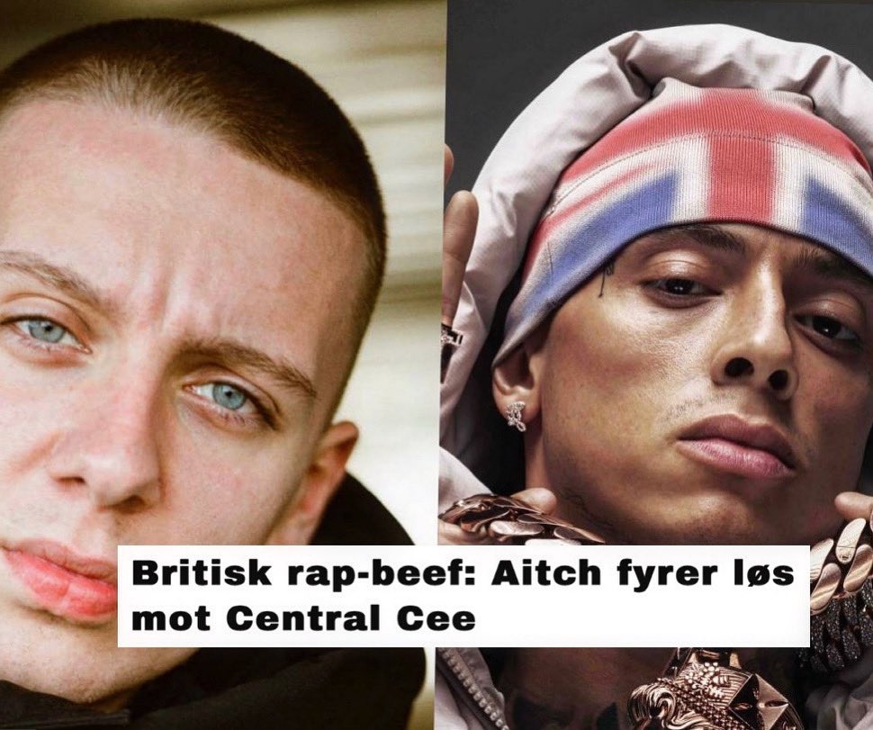 TBAnorge's tweet image. Aitch disser Central Cee for tidligere rasistiske tweets, å være mer influenser enn rapper og bruk av ghostwritere.  

👉 tbatba.no/britisk-rap-be…

#aitch #CentralCee #ukrap #beef