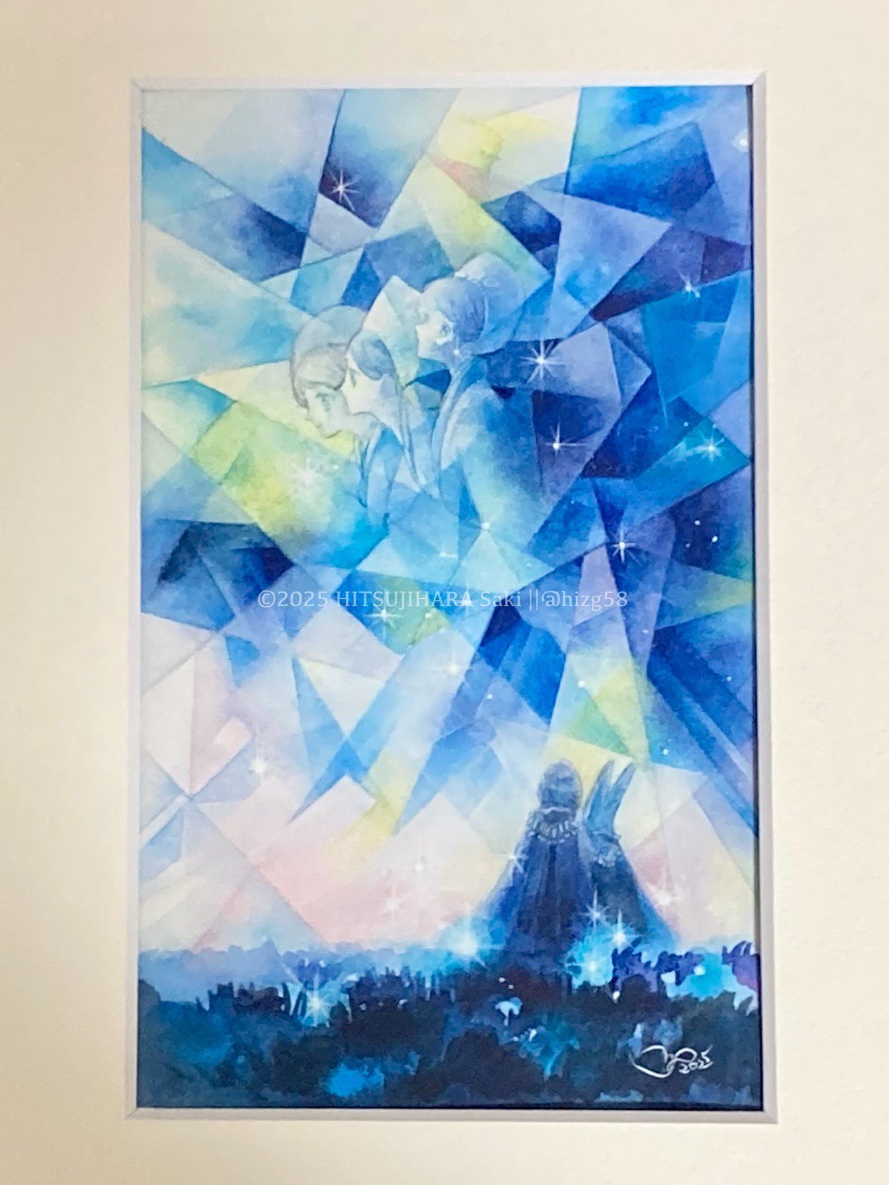 温海 Warm Sea アクリルガッシュ 画用紙 30×40cm #絵画 #アート