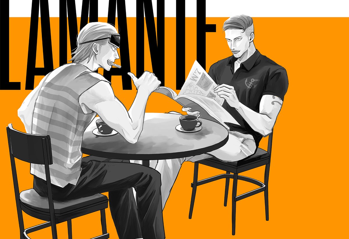 【1/26 GLC33 パウアイ新刊サンプル】(1/3)
東3ホール ホ52b 入れ子構造
「L'amante」 A5|42P|全年齢|¥500(会場頒価)
事件後半年、ホヤホヤなパウアイの本。
表紙入稿ミスって斬新なデザインになってますがありのままを受け入れてください!イベント後通販予定です 