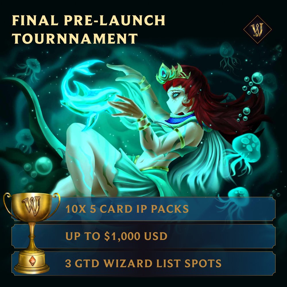 Critters_TCG's tweet image. 🚨FINAL TOURNAMENT ANNOUNCEMENT🚨

📅 Tournament Date: 
Sunday, January 26th 5pm UTC

👉 Sign up here: witstcg.deform.cc/tournament10

👉 Download the game (Epic Games)
store.epicgames.com/en-US/p/what-i…

GLHF Sorcerers!