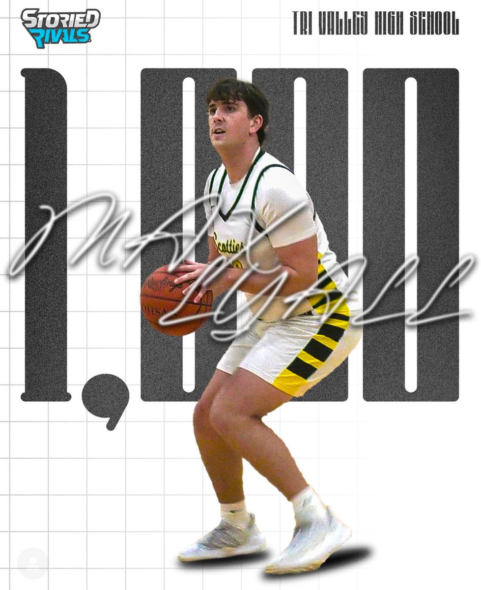 Has all the passing records at TV, now <a href="/maxlyall1/">max lyall</a> joins a select group of TV basketball players to score 1,000 career points! 

What an athletic career Max Lyall has had!