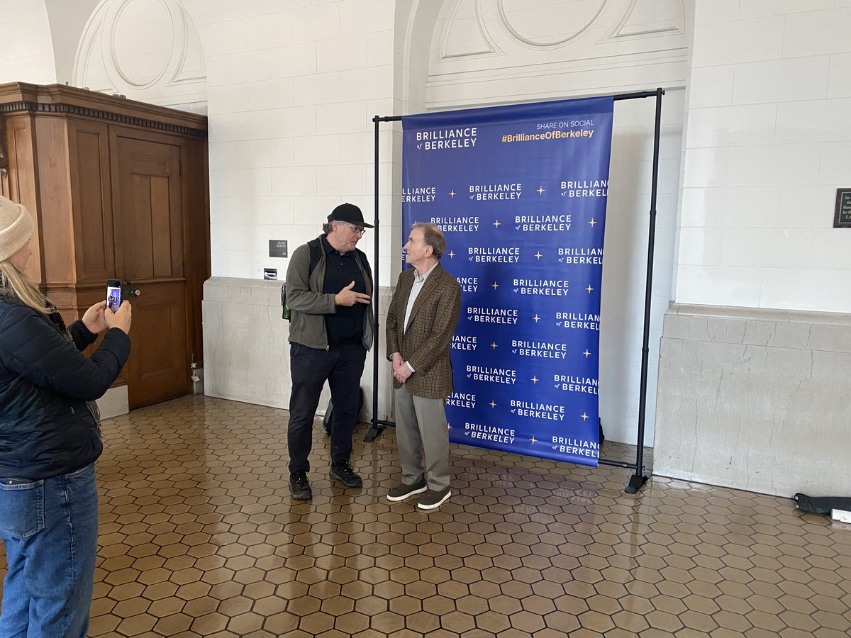 Great first talks by Randy Schekman and Dacher Keltner to kick off the Brilliance of Berkeley Course today.

Looking forward to hearing from @tedmiguel  and <a href="/richlyons/">Rich Lyons</a>  next Friday Jan 31 from 12-2 in Wheeler Auditorium: 2ly.link/23WYd