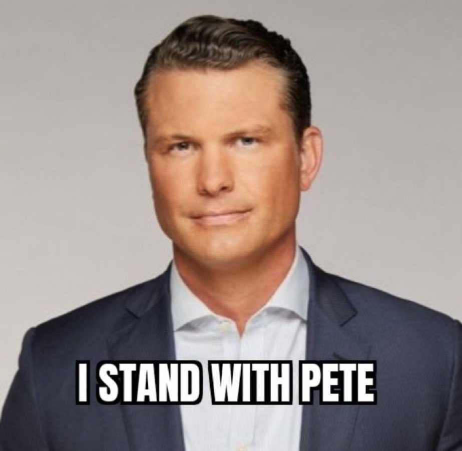 zaida_alicea's tweet photo. @PeteHegseth We stand with you Sir @SenateGOP @LeaderJohnThune #PeteHegsethIsOurSecretaryOfDefense 
@VP https://t.co/2zAzHRTdn1
