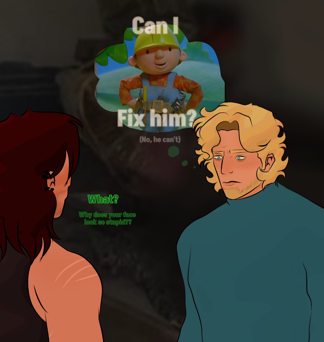 Jade_But_Insane's tweet image. Way to be useless today so have this ooc  #Jimcurly in their twenties where I bent their designs and personalities enough for them to be my ocs, yes, yes, this Jimmy listens to mitski 👍