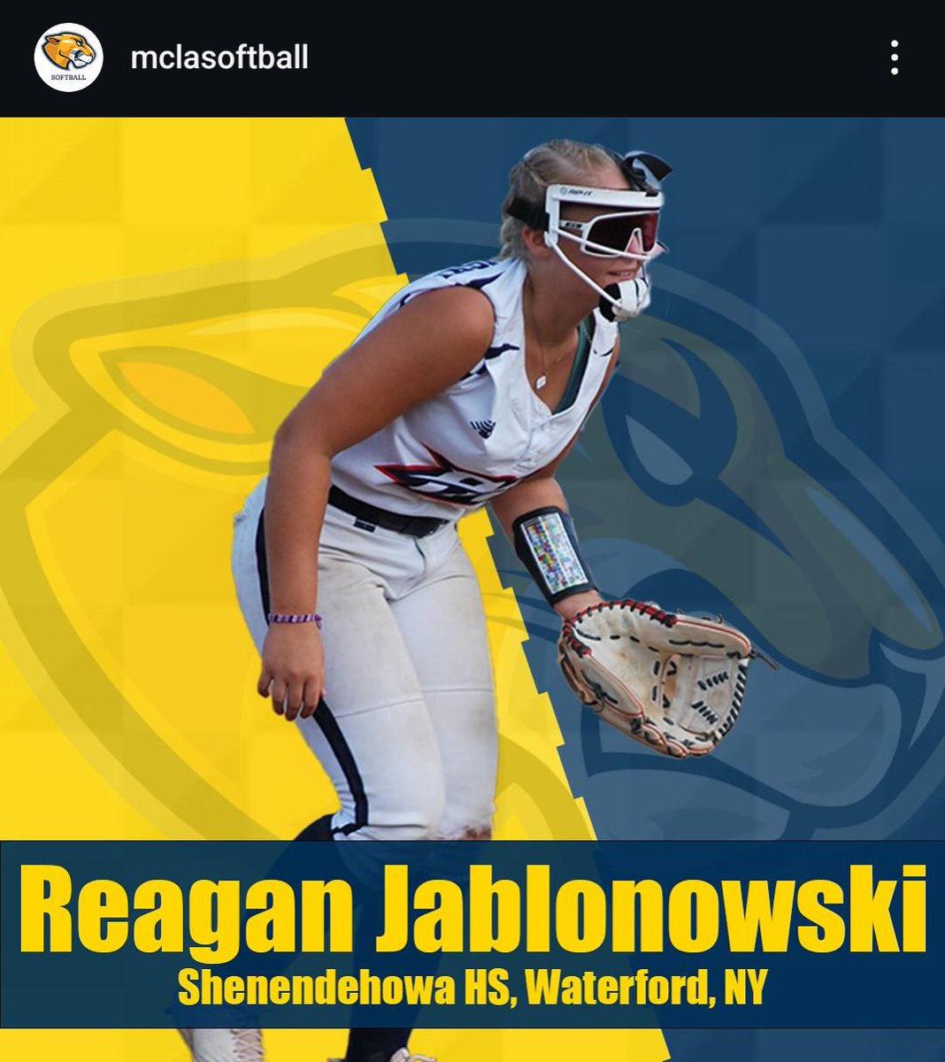 Reagan Jablonowski (@reaganjabo1) on Twitter photo Officially official! Thank you so much to everyone who helped me get here, especially Coach Sawyer and everyone at <a href="/AdirondackPride/">Adirondack USSSA Pride</a> . I have had so much fun playing softball and can't wait to continue my athletic career at MCLA. <a href="/518Softball/">518 Softball</a> Officially official! Thank you so much to everyone who helped me get here, especially Coach Sawyer and everyone at <a href="/AdirondackPride/">Adirondack USSSA Pride</a> . I have had so much fun playing softball and can't wait to continue my athletic career at MCLA. <a href="/518Softball/">518 Softball</a>