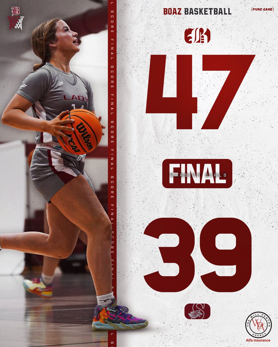 Boaz_LadyBB's tweet photo. Lady Pirates take down #8 in 5A Sardis to tie us up in the area. The most important games are to come, but this one was sweet. 47-39 Pirates. #SailsUp 

Lillac Stanton: 19 Points, 6 rebounds, 1 steal, and 3 assist. 

Addison Bowlin: 10 points and 1 rebound. https://t.co/WviqG6J88z