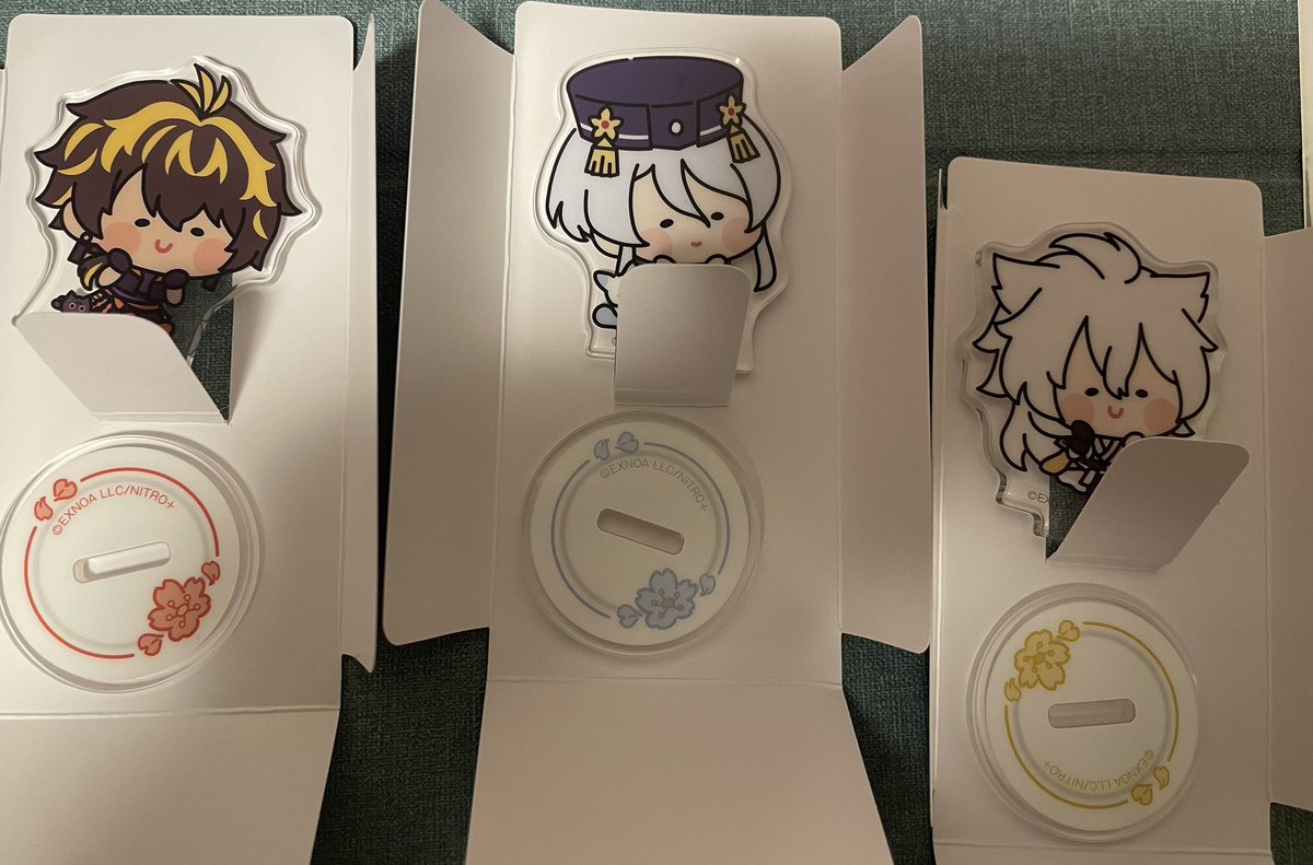 yukumw's tweet photo. 【交換】刀剣乱舞んまほっぺアクリルスタンド　アクスタ

【譲】小狐丸、白山、火車切

【求】加州>肥前or定価

都内手渡し希望ですが、郵送もご相談ください。 https://t.co/lRC56ybdQ2