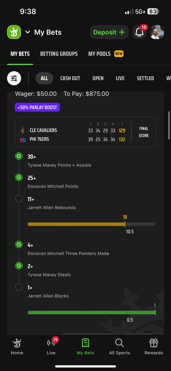 RealBigDano's tweet photo. @_bigjayy_  great 4th. Should have been the easiest win ever. Instead complete dud 4th. Yay! https://t.co/otgUtQCrih