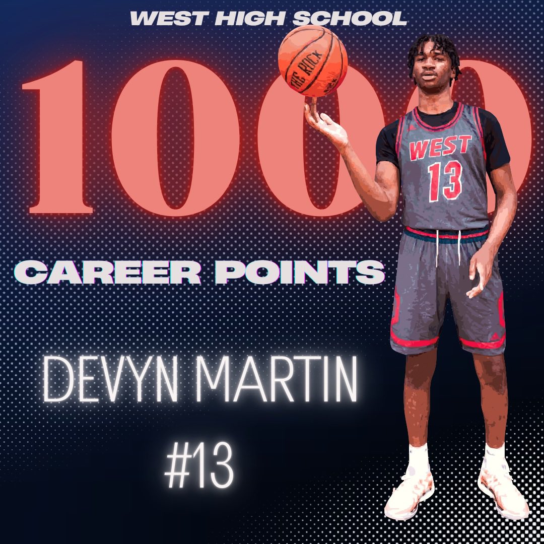 @westrebelshoops (@westrebelshoops) on Twitter photo Congratulations <a href="/Devyn13Martin/">Devyn Martin</a> on reaching 1000 points
#onewest
<a href="/5StarPreps/">5Star Preps</a>
<a href="/PrepHoopsTN/">Prep Hoops Tennessee</a>
<a href="/Westrebelsports/">West Athletic Council</a> Congratulations <a href="/Devyn13Martin/">Devyn Martin</a> on reaching 1000 points
#onewest
<a href="/5StarPreps/">5Star Preps</a>
<a href="/PrepHoopsTN/">Prep Hoops Tennessee</a>
<a href="/Westrebelsports/">West Athletic Council</a>